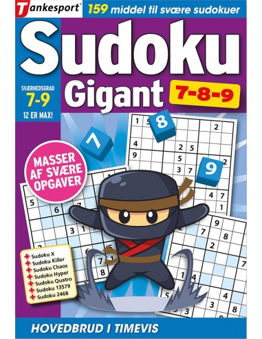 Sudoku GIGANT 7,8,9
