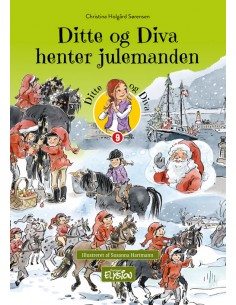 Ditte og Diva henter...