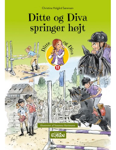 Ditte og Diva springer højt