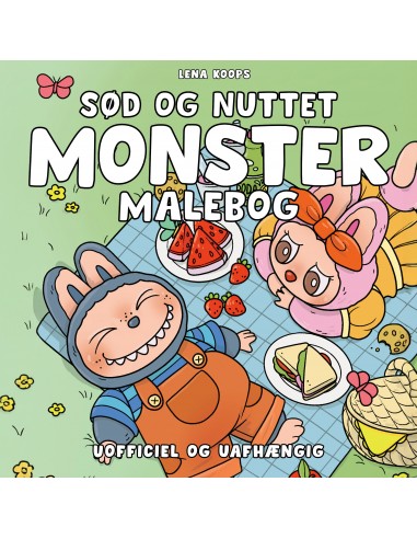 Sød og nuttet monster malebog - Cozy...