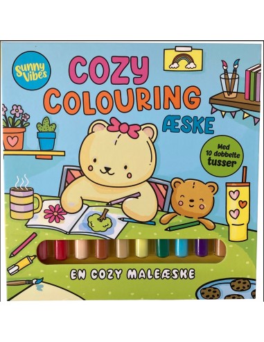 Sunny Vibes: Cozy Colouring Æske