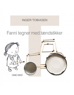 Fanni tegner med tændstikker