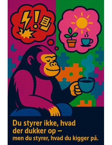 Mentale mini-skift med gorillaen
