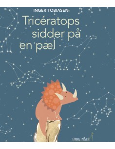 Tricératops sidder på en pæl