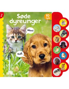 Søde dyreunger (med 10 lyde)