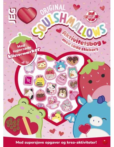 Squishmallows aktivitetsbog 2 med...
