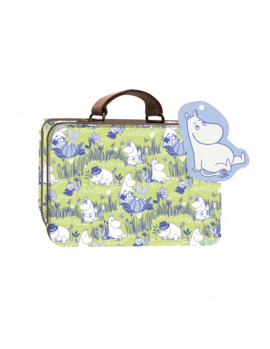 Mumi - Lille tin kuffert - Grøn