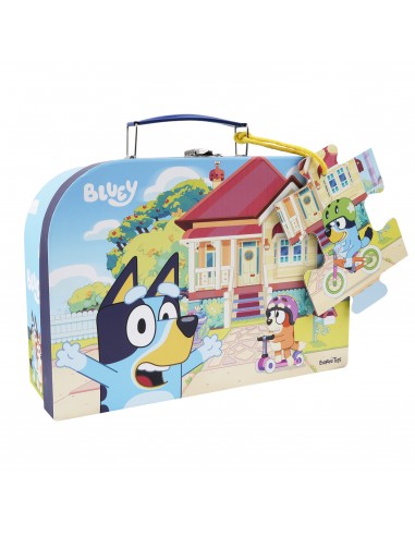 Bluey - Kuffert med puslespil