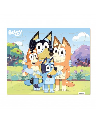 Bluey - Indrammet Pap Puslespil - 24...