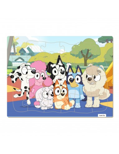 Bluey - Indrammet Pap Puslespil - 24...