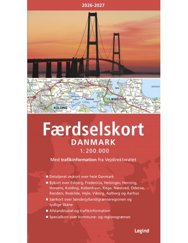 Færdselskort Danmark 2026-2027
