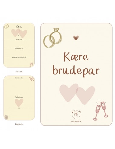 Kære brudepar - hilsner fra gæsterne