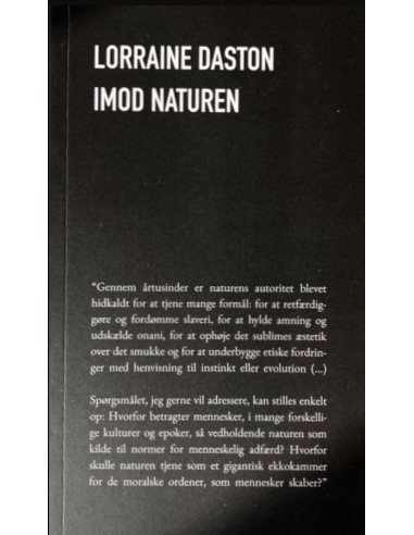 Imod naturen
